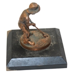 Mike Donald's 1978 Intercollegiate Tournament Pinehurst Putter Boy 3rd Place Trophy