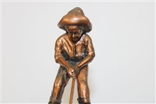 Mike Donald's 1978 Intercollegiate Tournament Pinehurst Putter Boy 3rd Place Trophy