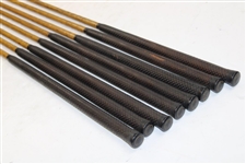 Robert T. Jones 1930's Matching Set Spalding Irons 2-9 Reg #187502 A 
