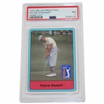 Payne Stewart 1983 Miller Press PGA Tour Hand Cut Rookie Card PSA Graded 7 #74181115