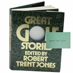 1982 Great Golf Stories Signed By Author Robert Trent Jones