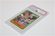 Jack Nicklaus Signed 1981 Donruss PGA Tour Rookie Card PSA Auto Grade GEM-MT 10 #85013974
