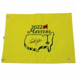 Scottie Scheffler Signed 2022 Masters Embroidered Flag PSA #AN92259