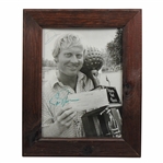 Jack Nicklaus Signed Atlanta Golf Classic Trophy Photo + Palmer & Watson Framed JSA ALOA
