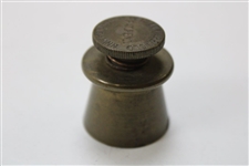 C. 1900 Brass Perfect Tee Mold made in Albert Lee, Mn. Pat. Pend