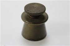C. 1900 Brass Perfect Tee Mold made in Albert Lee, Mn. Pat. Pend