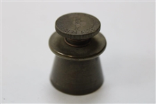 C. 1900 Brass Perfect Tee Mold made in Albert Lee, Mn. Pat. Pend