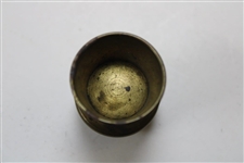 C. 1900 Brass Perfect Tee Mold made in Albert Lee, Mn. Pat. Pend