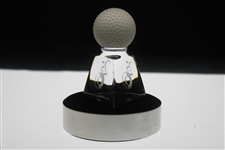 Champ Betsy King 2000 LPGA Corning Classic Steuben Glass Trophy