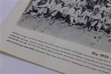 1935 2nd Masters Tournament Field Photo - 60 Players Pictured