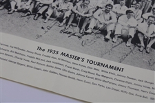 1935 2nd Masters Tournament Field Photo - 60 Players Pictured
