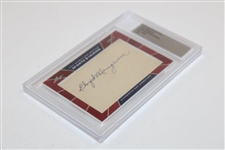 Lloyd Mangrum Signed Cut Signature 2014 Leafs Sports Icons Beckett Slabbed 1 Of 1 