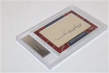 Lloyd Mangrum Signed Cut Signature 2014 Leafs Sports Icons Beckett Slabbed 1 Of 1 