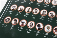 Legendary Champions Of The Masters Poster From Years 1934-1995 