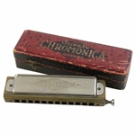 Babe Zaharias Personal Used Super Chromonica Harmonica In Case