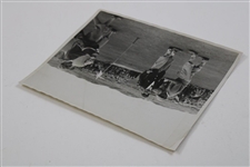 1926 Bobby Jones 'Defeated at the British Amateur' Sweeping Action Original Wire Photo