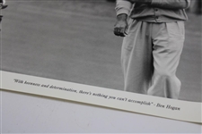 With Keenness & Determination, There's Nothing You Can't Accomplish Ben Hogan Poster