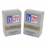 Two (2) Boxes of 100 PGA Tour Pro Set 1990 Special Inaugural Set Cards - Unopened