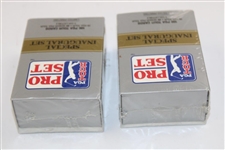 Two (2) Boxes of 100 PGA Tour Pro Set 1990 Special Inaugural Set Cards - Unopened