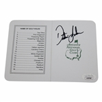 Dustin Johnson Signed Augusta National Golf Club Scorecard JSA #UU87980