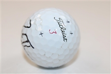 Zach Johnson Signed Personal Used Titleist Pro V1x Logo Golf Ball JSA ALOA
