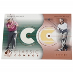 Palmer & Nicklaus Classic Combos UD SP Authentic Game Used Shirt LTD ED Patch Card #073/100