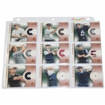 Nine (9) Course Classic UD SP Authentic Game Used Shirt Patch Cards