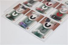 Nine (9) Classic Combos UD SP Authentic Game Used Shirt LTD ED Patch Cards