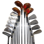 Bob Hope's Toney Penna Irons, Woods & Putter in 1980 Desert Classic Bag