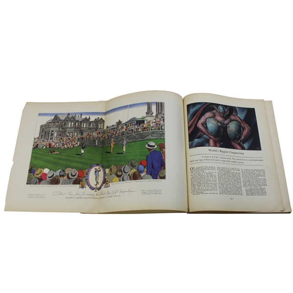 1930 Fortune Magazine w/Bobby Jones Wins The Open at St. Andrews Currier & Ives Print
