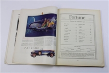 1930 Fortune Magazine w/Bobby Jones Wins The Open at St. Andrews Currier & Ives Print