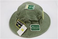 2020 Masters Tournament Patches Collage Olive Bucket Hat - Size L/XL