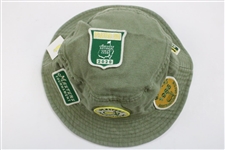 2020 Masters Tournament Patches Collage Olive Bucket Hat - Size L/XL