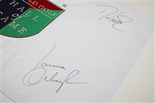 Love III, Woosnam, Mallon & Ochoa Signed World Golf Hall of Fame Flag JSA ALOA