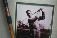 Bobby Jones 1930 Calamity Jane Putter & Photo Display - Framed