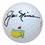 Jack Nicklaus Signed Masters Logo Golf Ball JSA ALOA