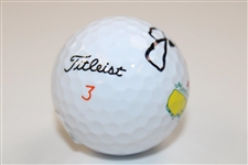 Jack Nicklaus Signed Masters Logo Golf Ball JSA ALOA