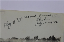 Gene Sarazen 1922 US Open 'Playing My Second Round At Skokie' Original Photo - Sarazen Collection