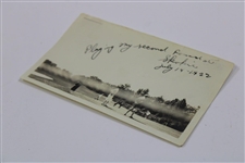 Gene Sarazen 1922 US Open 'Playing My Second Round At Skokie' Original Photo - Sarazen Collection