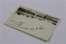 Gene Sarazen 1922 US Open 'Playing My Second Round At Skokie' Original Photo - Sarazen Collection