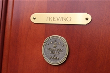 Lee Trevino’s Original World Golf Hall of Fame Cherry Wood Locker Door #44