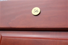 Tom Watson's Original World Golf Hall of Fame Cherry Wood Locker Door #56