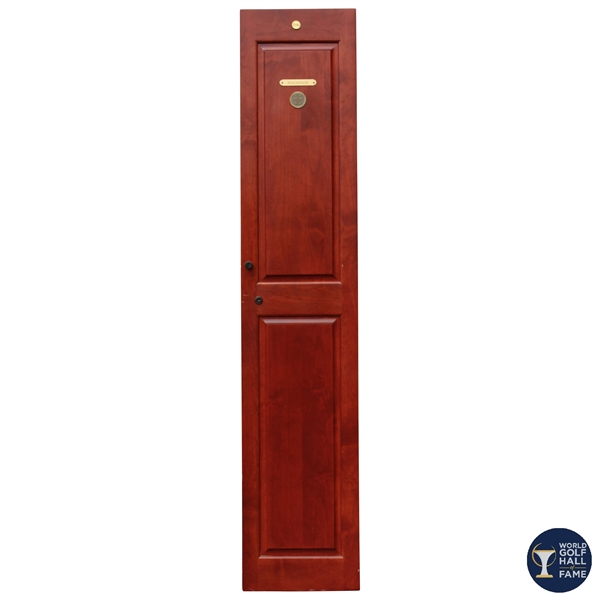 Alister MacKenzies Original World Golf Hall of Fame Cherry Wood Locker Door #106