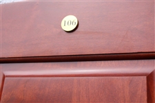 Alister MacKenzie's Original World Golf Hall of Fame Cherry Wood Locker Door #106