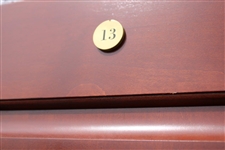 Harry Vardon's Original World Golf Hall of Fame Cherry Wood Locker Door #13