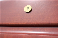 Francis Ouimet's Original World Golf Hall of Fame Cherry Wood Locker Door #8