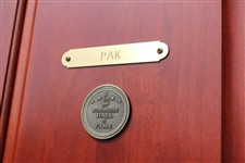 Se-Ri Pak's Original World Golf Hall of Fame Cherry Wood Locker Door #119