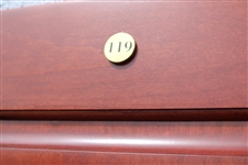 Se-Ri Pak's Original World Golf Hall of Fame Cherry Wood Locker Door #119