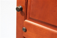 Charles Chick Evans' Original World Golf Hall of Fame Cherry Wood Locker Door #19