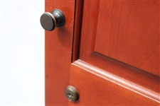 Tiger Woods' Original World Golf Hall of Fame Cherry Wood Locker Door